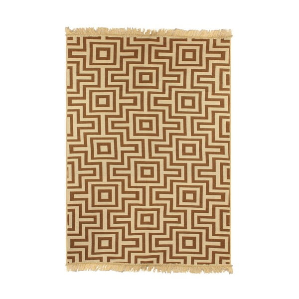 Hnědo-béžový koberec Ya Rugs Kenar, 60 x 90 cm