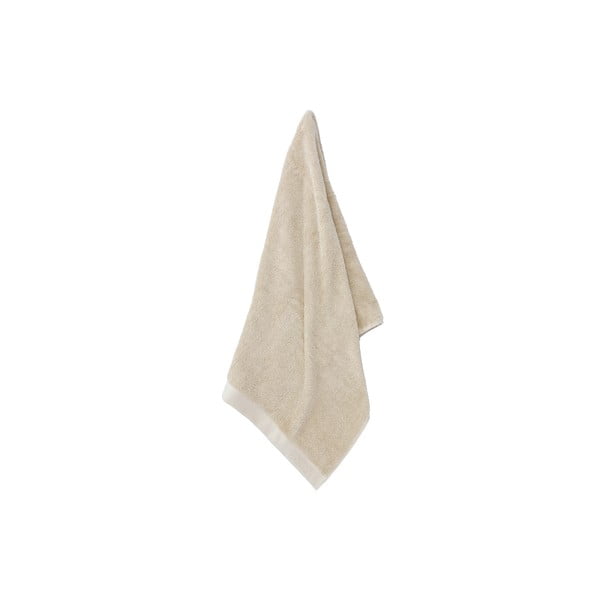Béžový froté bavlněný ručník 50x100 cm Comfort – Södahl-image-2