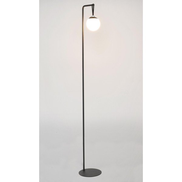 Černá LED stmívatelná stojací lampa s plastovým stínidlem (výška 140 cm) Balmony – Bizzotto-image-4