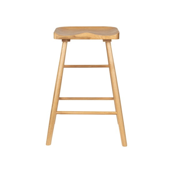 Barová židle z dubového dřeva v přírodní barvě 64 cm Vander – White Label