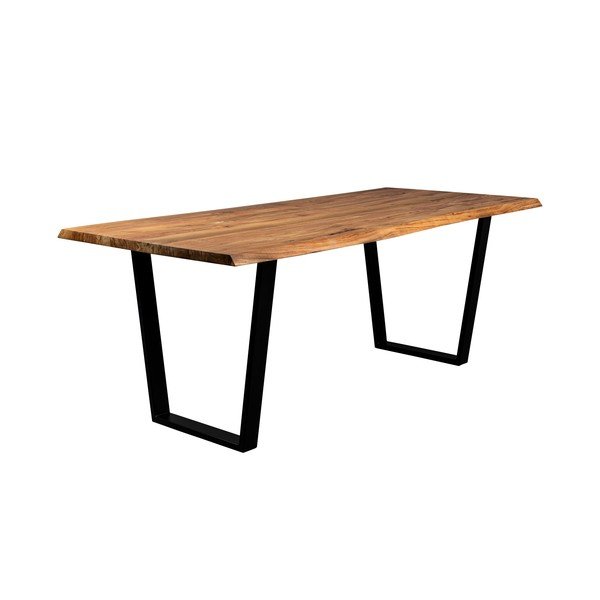 Jídelní stůl s deskou z akácie 90x220 cm Aka – Dutchbone-image-2