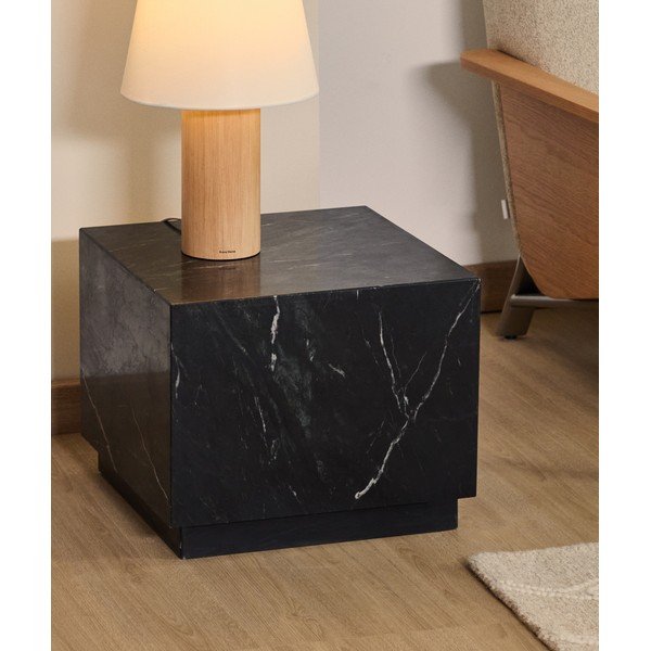 Mramorový odkládací stolek 50x50 cm Sorein – Kave Home-image-3