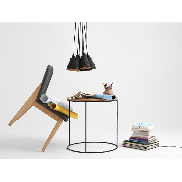 Černé závěsné svítidlo ø 32 cm Celulo – CustomForm-image-4