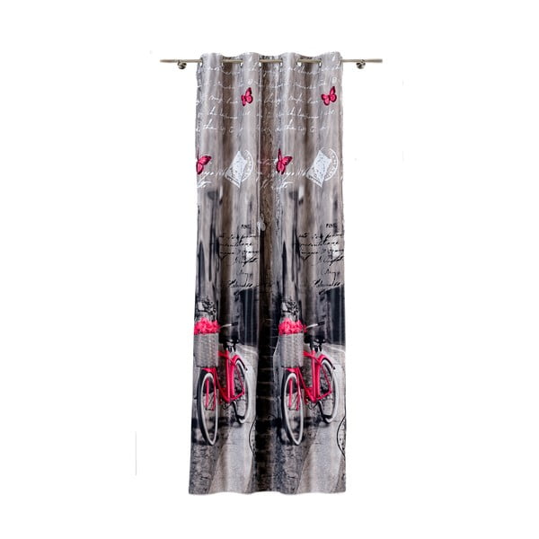 Šedý závěs 140x245 cm Mercato – Mendola Fabrics-image-2