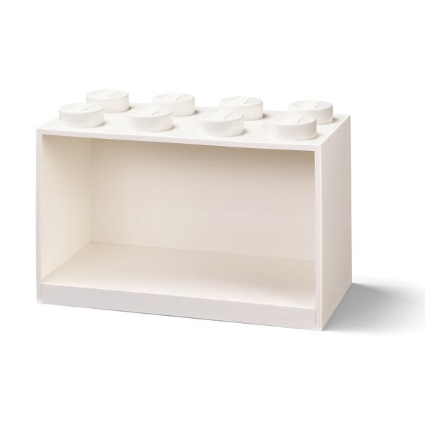 Dětská bílá nástěnná police LEGO® Brick 8-image-1