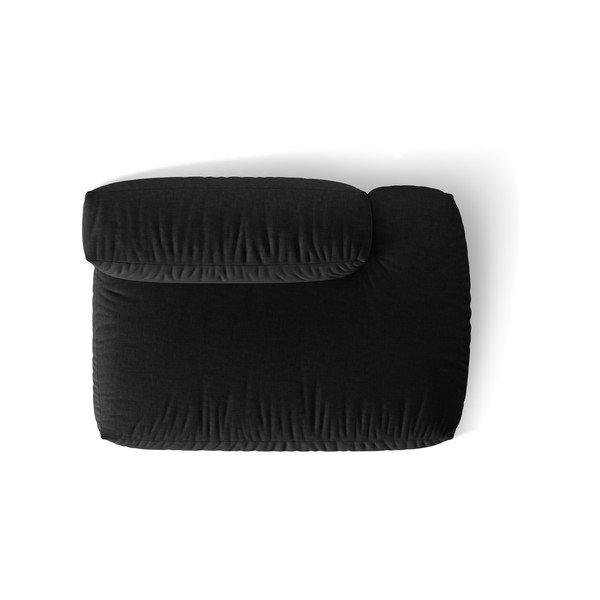 Černý modul pohovky (pravý roh) Martina – Micadoni Home-image-4