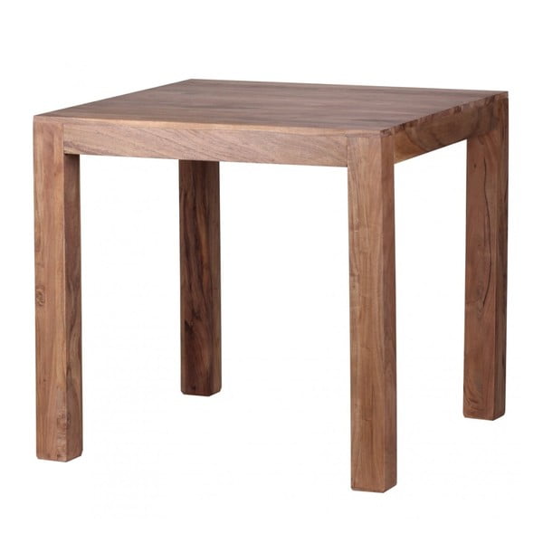 Jídelní stůl z masivního akáciového dřeva Skyport Alison, 80 x 80 cm