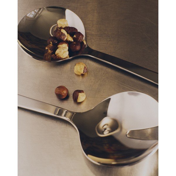 Salátový příbor 2 ks z nerezové oceli Nirela – Kave Home-image-2