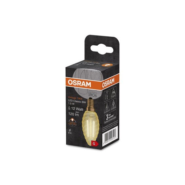 Teplá LED žárovka E14, 1,5 W – Candellux Lighting-image-3