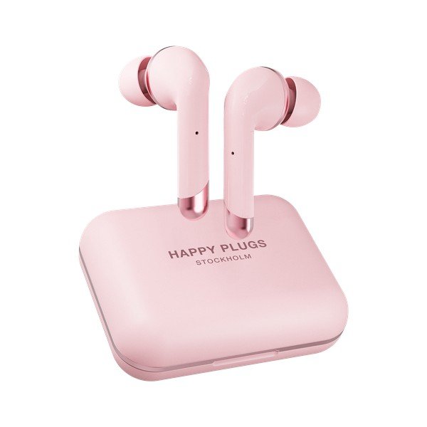 Růžová bezdrátová sluchátka Happy Plugs Air 1 Plus In-Ear-image-3