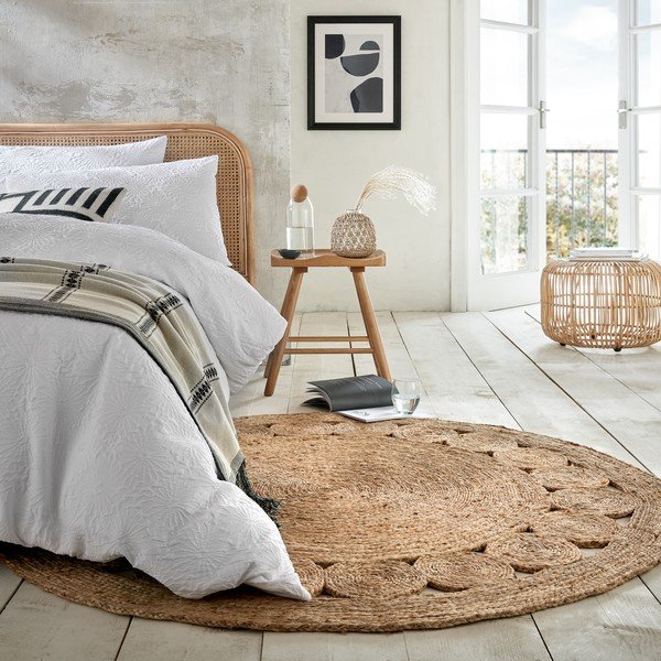 Jutový koberec Flair Rugs Arya, ø 150 cm-image-1