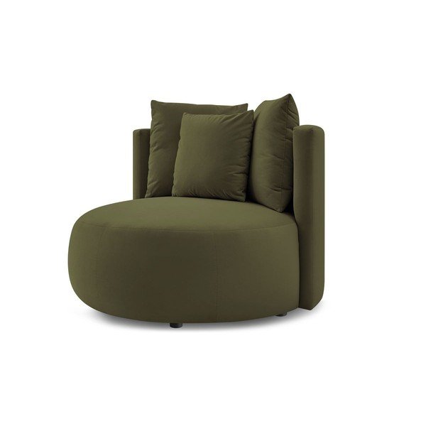 Zelené sametové křeslo Cesar – Bobochic Paris