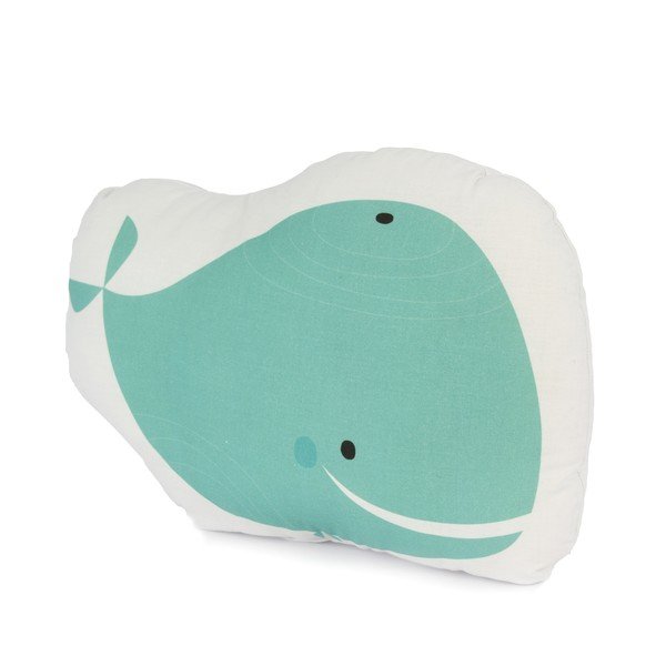 Dětský bavlněný polštářek Baleno Whale Ride, 40 x 30 cm-image-1