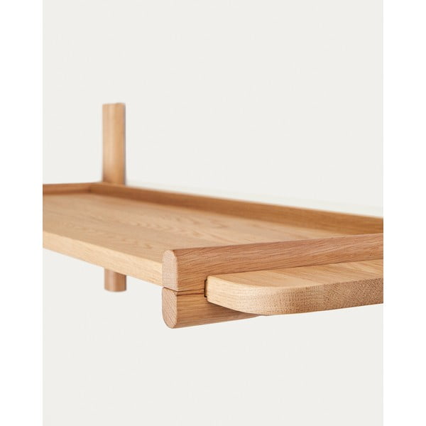 Modulární policový systém z dubového dřeva v přírodní barvě 110x28 cm Sitra – Kave Home-image-3