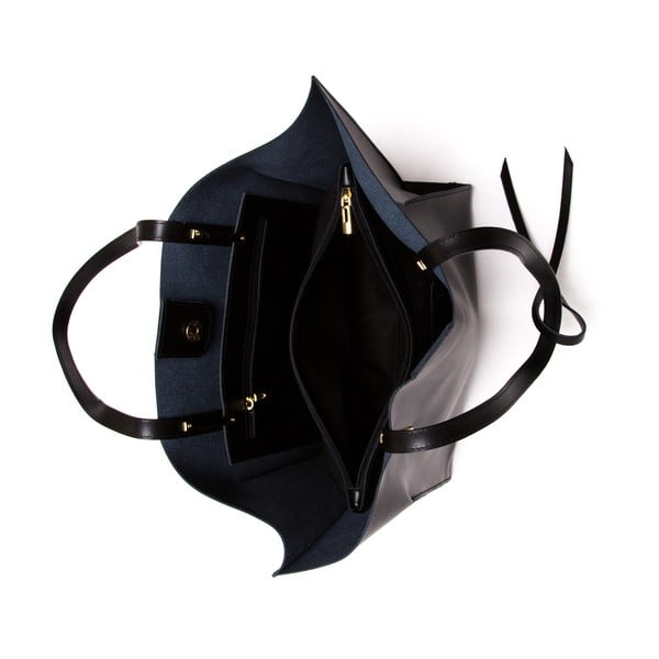 Kožená kabelka Mangotti 388 Nero-image-3