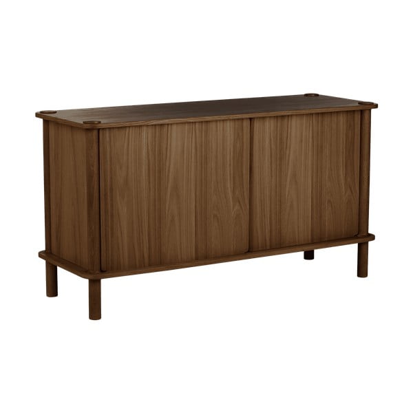 Hnědá komoda z dubového dřeva s posuvnými dveřmi 135x73,5x48 cm Italic – UMAGE-image-3