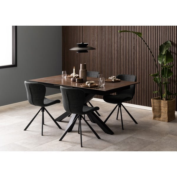 Tmavě šedé jídelní židle v sadě 2 ks Batilda – Actona-image-2