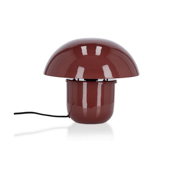 Vínová kovová stolní lampa s kovovým stínidlem (výška 27 cm) Koppel – Bizzotto