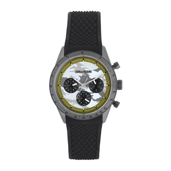 Pánské černé hodinky Zadig & Voltaire Sporty