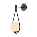 Černé nástěnné svítidlo ø 15 cm Arch – Squid Lighting