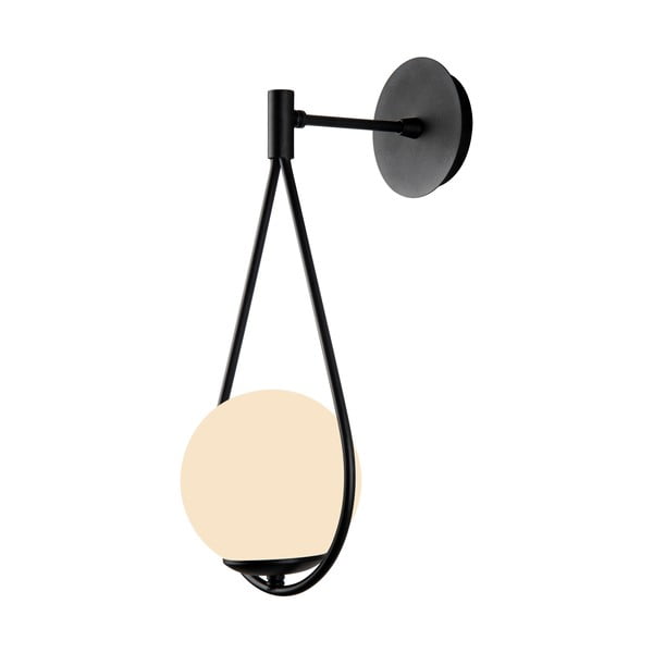 Černé nástěnné svítidlo ø 15 cm Arch – Squid Lighting