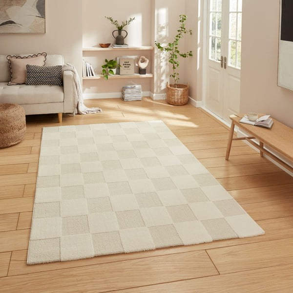 Krémový koberec 120x170 cm Elio Cream – Think Rugs-image-1