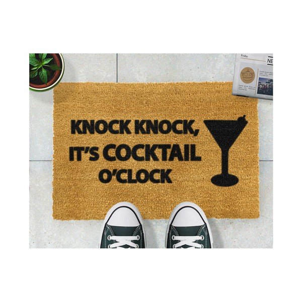 Rohožka z přírodního kokosového vlákna Artsy Doormats Cocktail, 40 x 60 cm-image-2