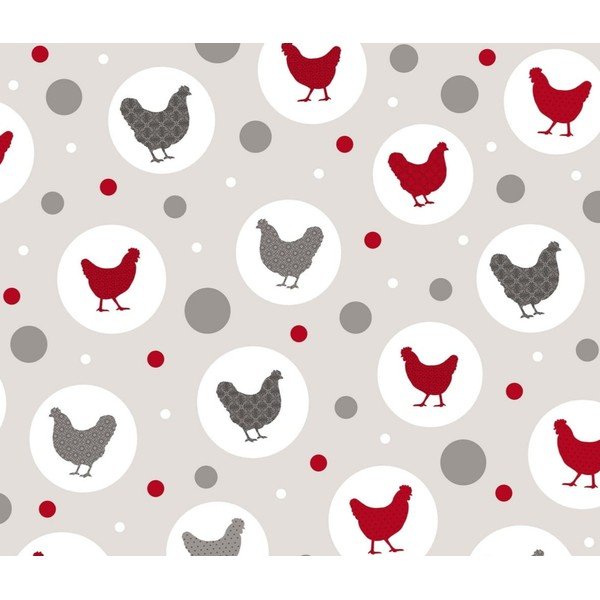 Omyvatelný ubrus ø 160 cm Suzette – douceur d'intérieur-image-1