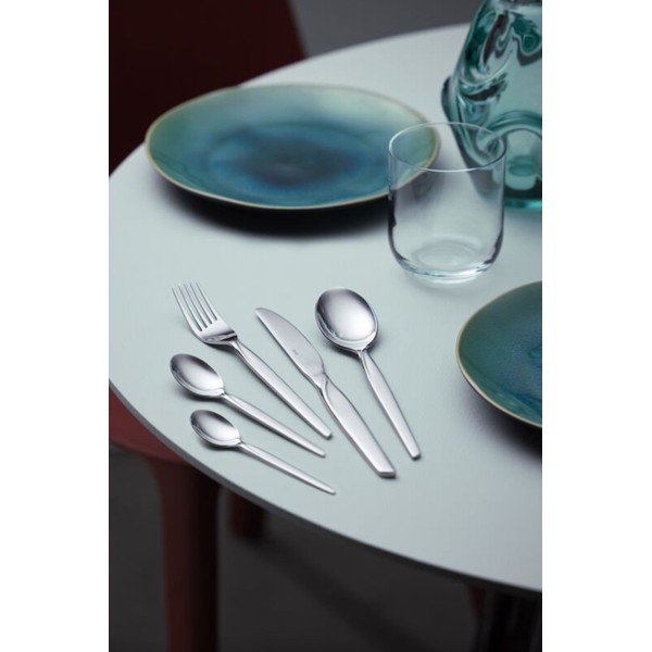 Nerezový příbor ve stříbrné barvě 16 ks Twist – Gense-image-1