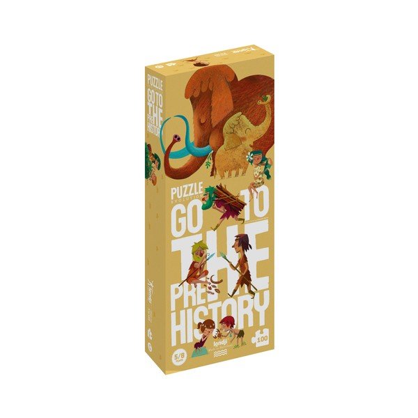 Puzzle jdeme do prehistorie Londji, 100 dílků