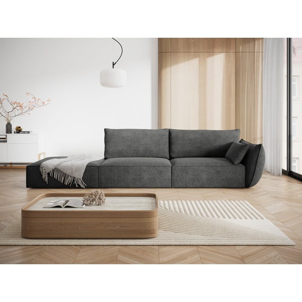 Šedá lenoška (pravý roh) Vanda – Mazzini Sofas-image-1