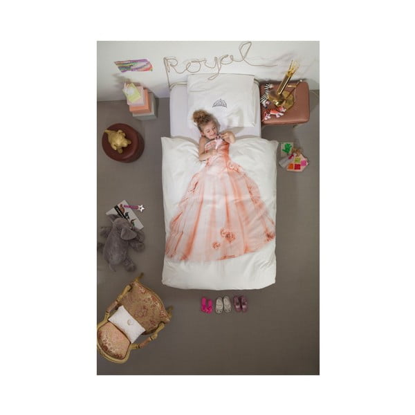 Bavlněné povlečení na jednolůžko Snurk Princess, 140 x 200 cm-image-1