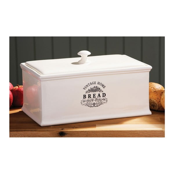 Krémový keramický chlebník Premier Housewares Vintage Home-image-1