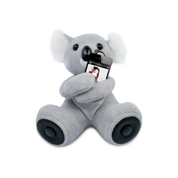 Koala hi-Koali s vestavěným reproduktorem, šedá