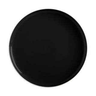 Černý porcelánový talíř Maxwell & Williams Tint, ø 20 cm