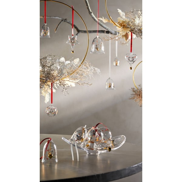 Skleněná ručně foukaná vánoční koule ø 6,5 cm Ann-Sofi Romme Annual Christmas Bauble – Holmegaard-image-2