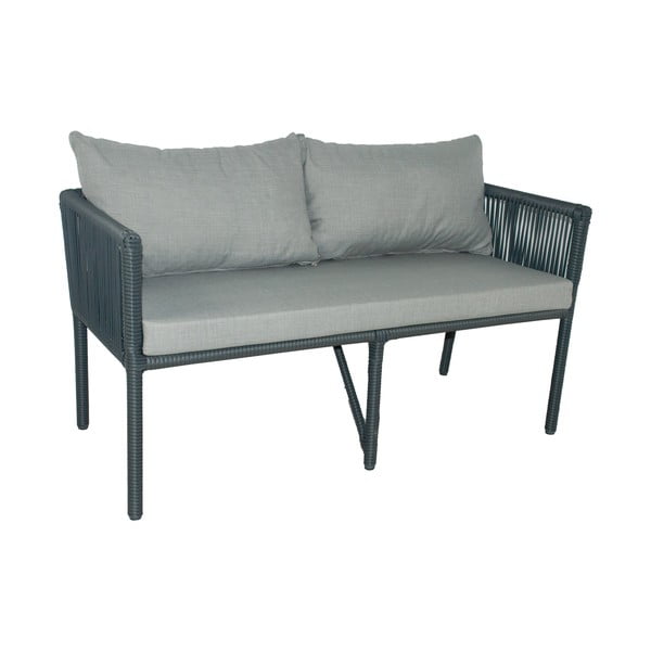 Šedý zahradní jídelní set z umělého ratanu pro 6 Vera 2 – Floriane Garden-image-1