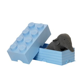 Světle modrý úložný box LEGO®