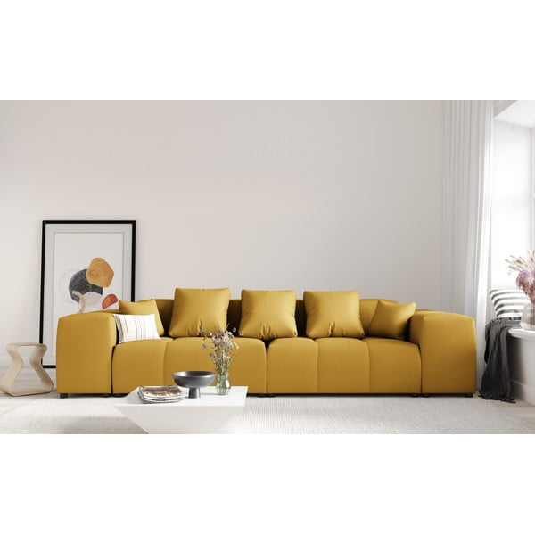 Žlutá opěrka k modulární pohovce Rome - Cosmopolitan Design-image-1