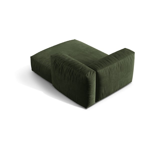 Zelený sametový modul pohovky (pravý roh) Martina – Micadoni -image-2