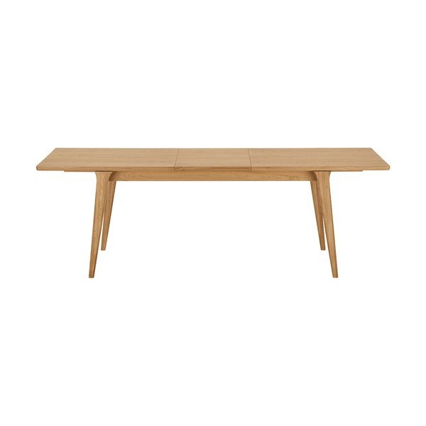 Rozkládací jídelní stůl s přídavnou deskou v dekoru dubu 90x180 cm Darwin – House Nordic-image-4