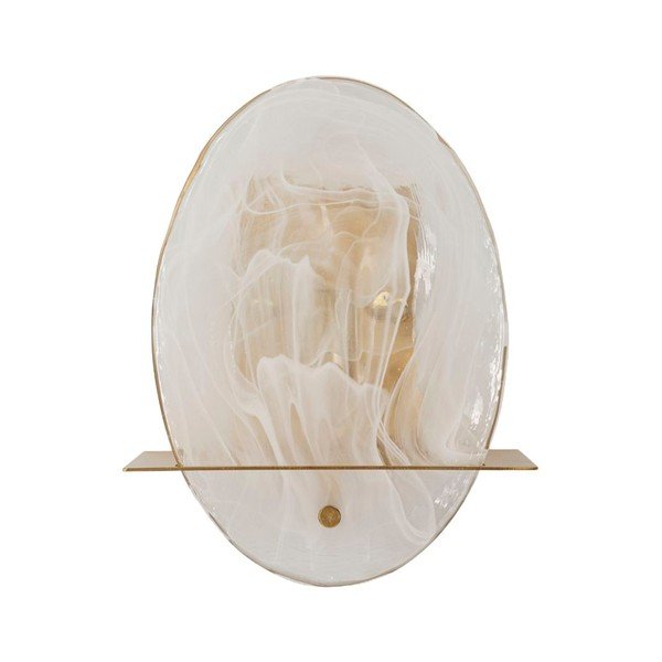 Skleněné nástěnné svítidlo ve zlaté barvě Portlan – Mauro Ferretti