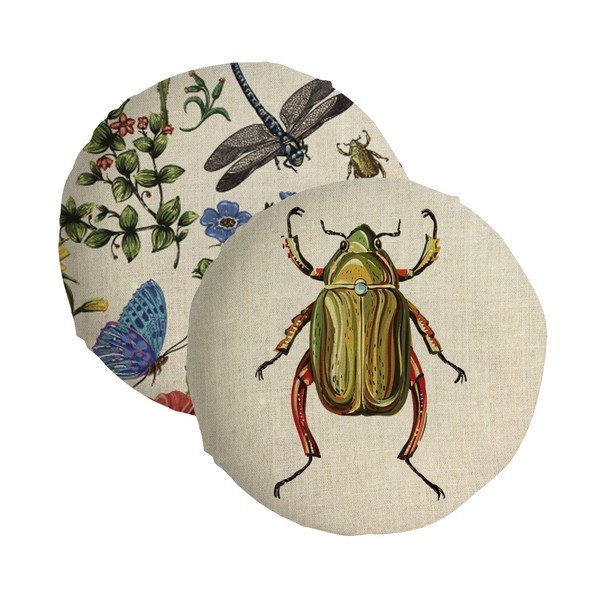 Oboustranný polštář Madre Selva Tierra Bella, ⌀ 45 cm-image-2