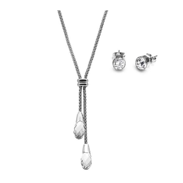 Set náhrdleníku a náušnic s krystaly Swarovski GemSeller