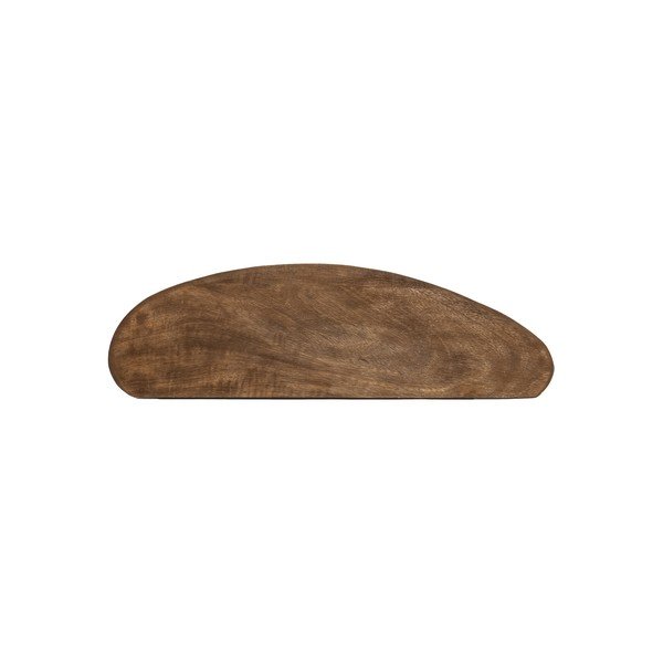 Police z mangového dřeva v tmavě přírodní barvě 49 cm Ginosu – Light & Living-image-1