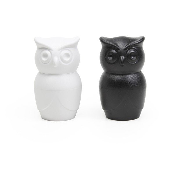 Bílý mlýnek na sůl Qualy&CO Owl-image-2