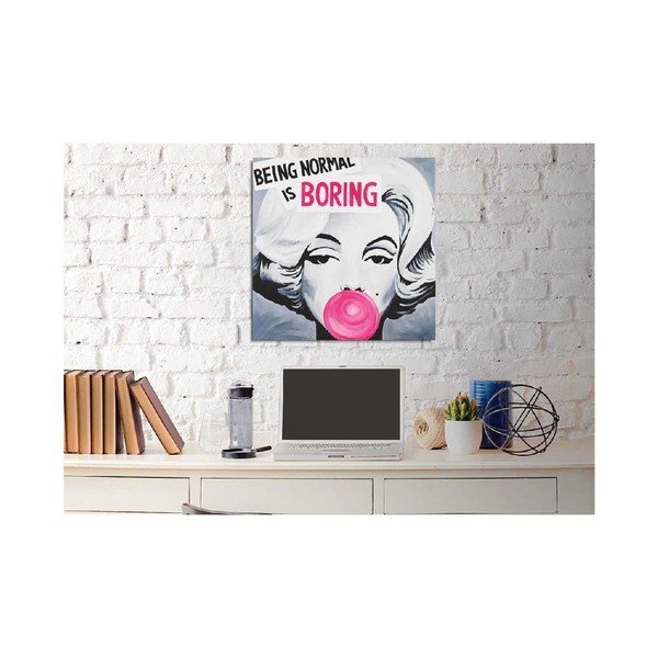 Nástěnný obraz na plátně Pop Art, 45 x 45 cm-image-1