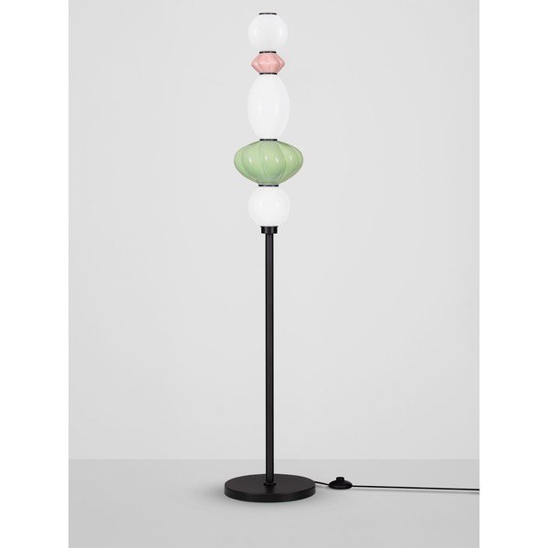 Keramická LED stmívatelná stojací lampa s keramickým stínidlem/se skleněným stínidlem (výška 136,5 cm) Oneta – Nova Luce-image-3