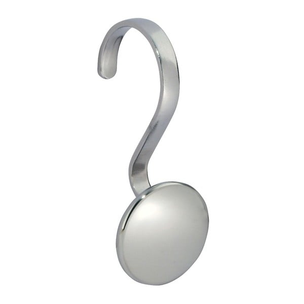 Sada 12 háčků z nerezové oceli iDesign Forma Shower