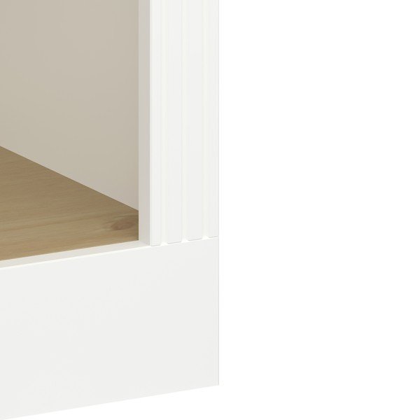 Bílá knihovna v dekoru borovice 82x189 cm Nola - Tvilum-image-3